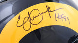 Eric Dickerson Signed Rams F/S 81-99 Speed Authentic Helmet HOF - Beckett W Holo