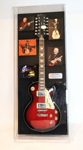 Les Paul Autographed Guitar with Deluxe Case