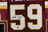 LONDON FLETCHER (Commanders SKYLINE) Signed Autographed Framed Jersey Beckett