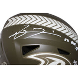 Ray Lewis Signed Baltimore Ravens Salute SpeedFlex Helmet BAS 42750