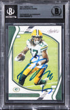 Packers Davante Adams Authentic Signed 2021 Absolute #59 Card BAS Slabbed