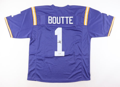 Kayshon Boutte Signed LSU Tigers Jersey (Beckett) 2023 Patriots Draft Pick WR