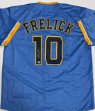 SAL FRELICK Signed Custom Replica Brewers MKE City Connect Jersey AUTO - BAS
