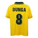Dunga Signed Brazil National Team Jersey (Beckett) 1994 World Cup Champion