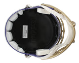 Ravens Ed Reed Signed 2024 On-Field Alt Full Size Speed Rep Helmet W/ Case BAS W