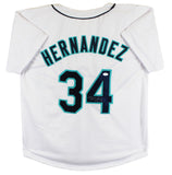 Felix Hernandez Authentic Signed White Pro Style Jersey Autographed JSA #Q43784