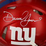 Daniel Jones New York Giants Autographed Riddell Flash Speed Authentic Helmet