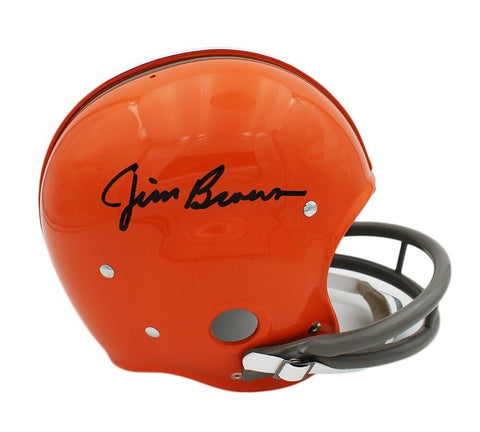 Jim Brown Signed Cleveland Browns RK Suspension Authentic NFL Helmet