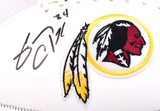 Gary Clark Autographed Washington Logo Football w/2X SB Champs- Beckett W Holo