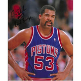 James Edwards Signed Detroit Pistons Jersey Inscribed "Bad Boys" (JSA) Center