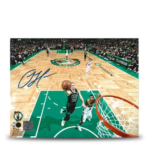 Sam Hauser Rim Boston Celtics Autographed 11x14 Basketball Photo JSA PSA Pass