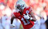 Jaxon Smith-Njigba Signed Ohio State Buckeyes Speed Mini Helmet (Beckett) WR