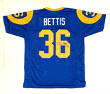 JEROME BETTIS AUTOGRAPHED SIGNED PRO STYLE XL CUSTOM JERSEY BECKETT COA