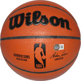 Shawn Kemp Autographed/Signed Seattle Super Sonics Basketball BAS 42562