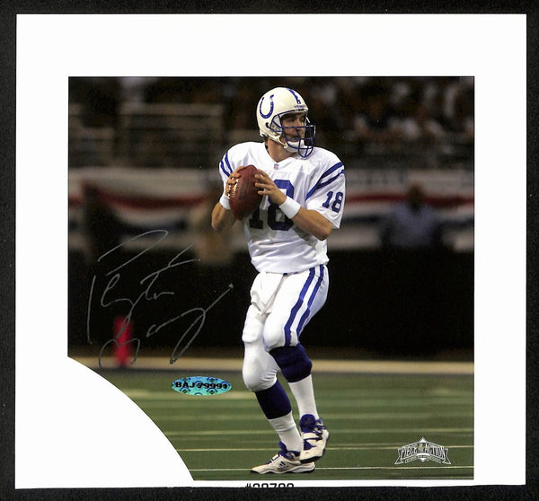 Peyton Manning HOF Signed/Auto 7x7 Photo Indianapolis Colts Upper Deck 198897