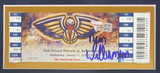 ZION WILLIAMSON Autographed Pelicans "Debut" Official Ticket Collage FANATICS