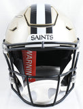 Alvin Kamara Autographed New Orleans Saints F/S Speed Flex Helmet-Beckett W Holo
