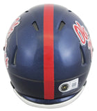 Ole Miss Kewan Lacy Authentic Signed Speed Mini Helmet Autographed BAS