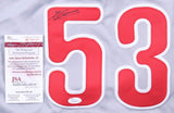 Ken Giles Signed Philadelphia Phillies Jersey (JSA COA) Closer 115 Career Saves