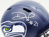 DEVON WITHERSPOON AUTOGRAPHED SEAHAWKS BLUE FULL SIZE HELMET MCS 235440