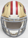 FRED WARNER AUTOGRAPHED 49ERS GOLD SPEED MINI HELMET BECKETT WITNESS 216804