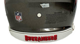 TOM BRADY Autographed Buccaneers HOF Visor Authentic Speed Helmet FANATICS