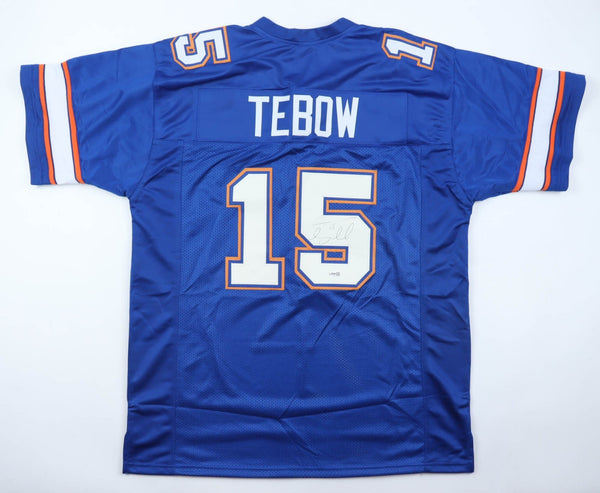 Tim Tebow Signed Florida Gators Jerseys (JSA) 2006 & 2008 BCS National Champ/ QB