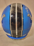 AMON RA ST BROWN SIGNED DETROIT LIONS 2024 ALTERNATE SPEED REPLICA HELMET BAS