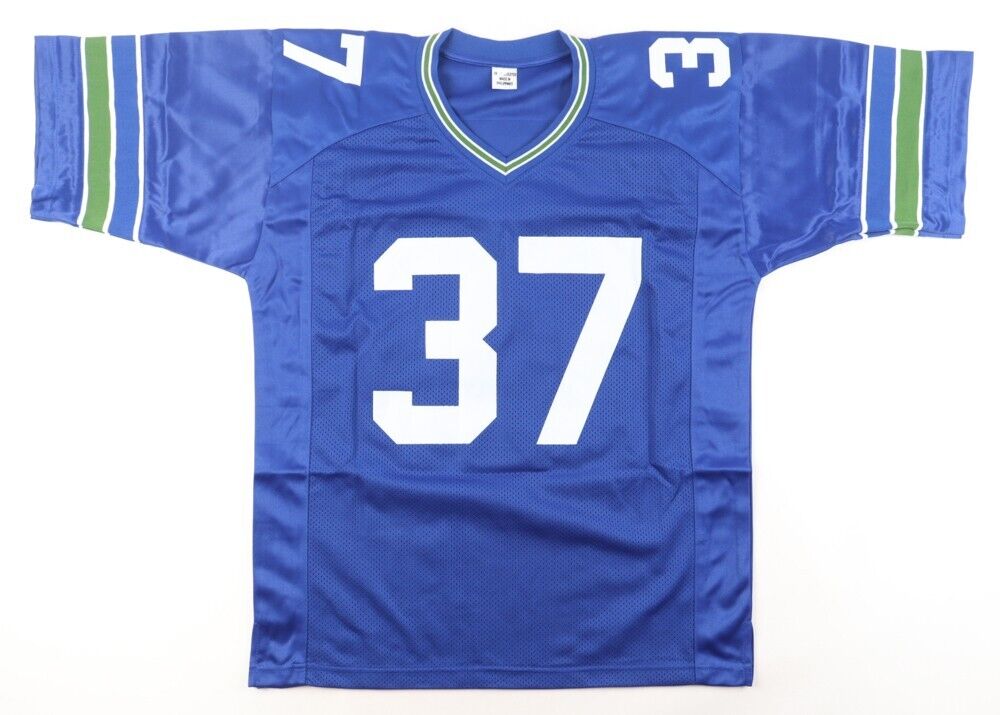Shaun Alexander Signed Seattle Seahawks Jersey with Inscription (Becke ...