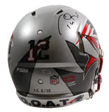 TOM BRADY Autographed Bucs / Patriots Mashup Authentic Helmet FANATICS LE 12