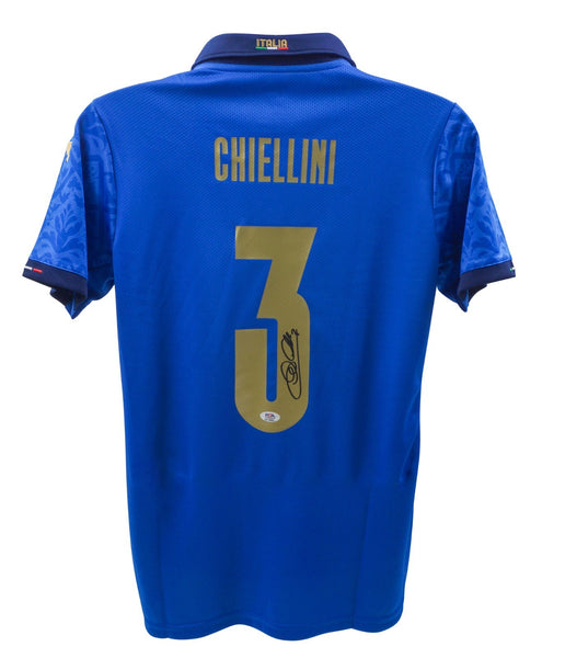 Giorgio Chiellini Signed Italy National Team Puma Authentic Jersey (Beckett)