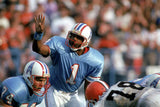 Warren Moon Signed Oilers Jersey Inscribed "HOF 06"(GTSM) 9xPro Bowl Quarterback
