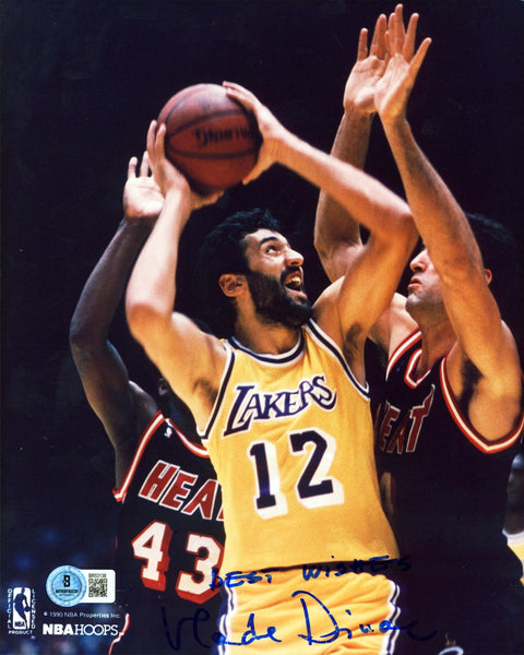 Lakers Vlade Divac Best Wishes Authentic Signed 8x10 Vertical Photo BAS #BR53138