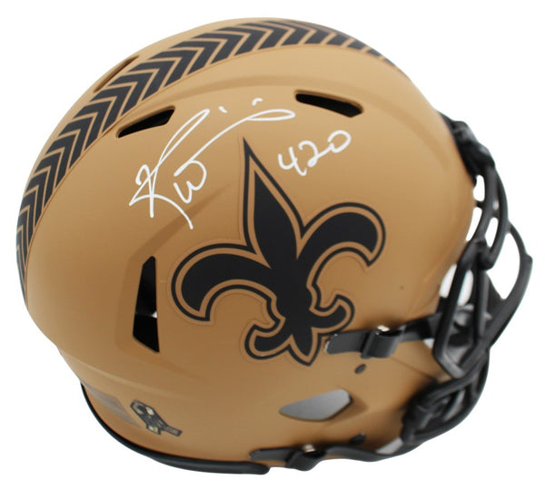Ricky Williams Signed New Orleans Saints Speed Authentic STS2 NFL Helmet "420"