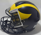 CHARLES WOODSON Signed Replica Full Size Michigan Wolverines Helmet - JSA