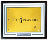 Collin Morikawa Signed Framed The Players Championship Golf Flag JSA