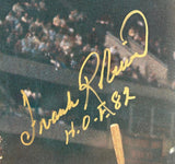 Frank Robinson Signed 8x10 Photo Inscribed "H.O.F. 82" PSA COA
