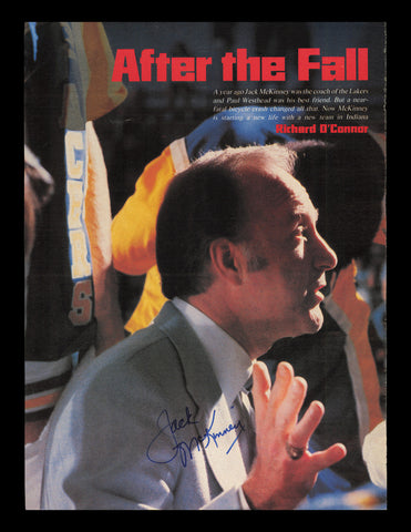 Jack McKinney Autographed 8x11 Magazine Photo Los Angeles Lakers SKU #238057