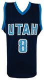 Deron Williams Signed Navy Custom Basketball Jersey - (SCHWARTZ COA)