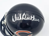 Dick Butkus Autographed Chicago Bears Navy Blue Mini Helmet Beckett QR #BS30077