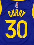 Stephen Curry Golden State Warriors Signed Authentic Icon Nike Jersey BAS