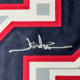 Framed Autographed/Signed Jim Abbott 35x39 California Grey Jersey BAS COA