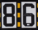 Hines Ward Signed Steelers Bumble Bee Jersey (Beckett) 2xSuper Bowl Champion W.R