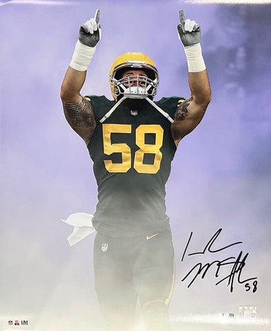 Packers Linebacker ISAIAH McDUFFIE Signed 16x20 Photo #2 AUTO - BAS
