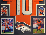 FRAMED DENVER BRONCOS BO NIX AUTOGRAPHED SIGNED JERSEY BECKETT HOLOGRAM