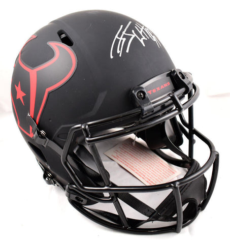 JJ Watt Autographed Texans F/S Eclipse Speed Authentic Helmet-Beckett W Hologram