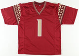 Winston Wright Signed Florida State Seminoles Jersey (JSA COA) 2023 Sr. Receiver