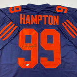 Autographed/Signed Dan Hampton Chicago Color Rush Jersey Beckett BAS COA