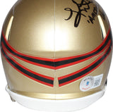 Kurt Warner Signed Iowa Barnstormers Mini Helmet American Underdog Beckett 40493
