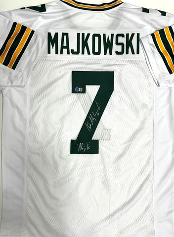 Packers DON MAJKOWSKI Signed Custom Replica White Jersey AUTO w/ "Majik" - BAS